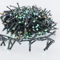 LED-Lichterkette, 8 Funktionen, bunt, 800 LED