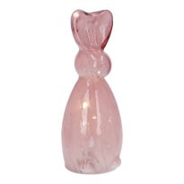 LED-Hase, rosa, 20 cm