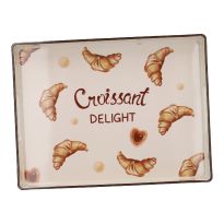 Tablett Bistro, Croissant, 29 x 22 cm