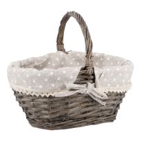 Einkaufskorb Punkte, 28 cm