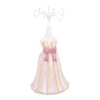 Schmuckständer Puppe, Schleife/rosa, 24 cm