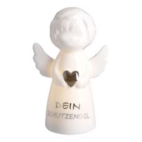LED-Schutzengel Engel, silber, 12 cm