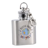 Schlüsselanhänger Flachmann, Bester Papa der Welt