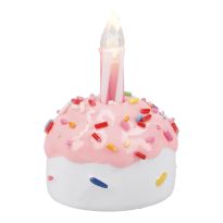 LED-Torte, rosa/pink, 7 cm