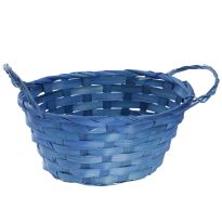 Weidenkorb, blau