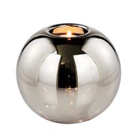 LED-Kugel mit Teelichthalter, 13 cm