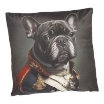 Kissen Royal, Französische Bulldogge, 45 x 45 cm