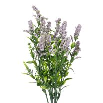 Rispenstrauß Pastell, flieder, 34 cm