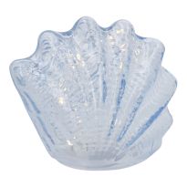 LED-Muschel, blau, 12 x 14 cm