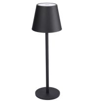 LED-Tischlampe Akku, schwarz, 37 cm