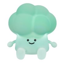 LED-Deko mit Gesicht, Brokkoli, 11 cm