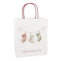 Geschenktüte Weihnachten, Strumpf, 19 x 22 cm