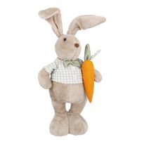 Hase mit Karotte, Junge/stehend, 56 cm