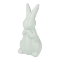 Hase, grün/matt, 15 cm