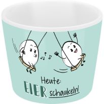 Eierbecher, Eier Schaukeln