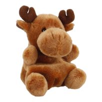 Kuscheltier Gesicht/Xmas, Rentier, 12 cm