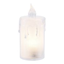 LED-Kerze Acryl, 8 cm