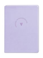 Terminplaner Lederlook, 2026, lavender