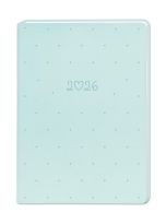 Terminplaner Lederlook, 2026, mint