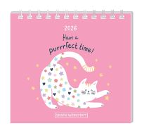 Mini-Tischkalender 2026, Purrfect Time