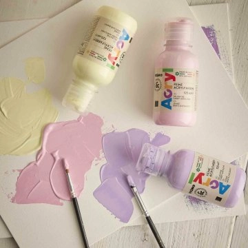 Acrylfarbe, rosa, 125 ml
