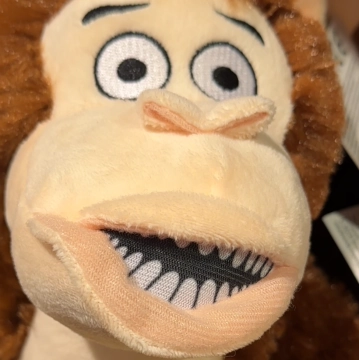 Affe Sound, bewegend/braun, 30 cm