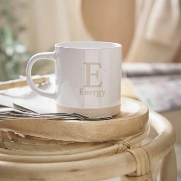 Becher Buchstabe/Feeling, Energy, 380 ml