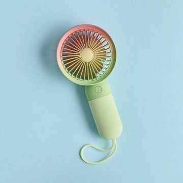 Ventilator Regenbogen, grün, 18 cm