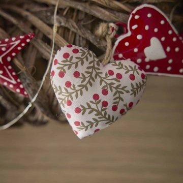 Anhänger Herz mit Beeren-Motiv