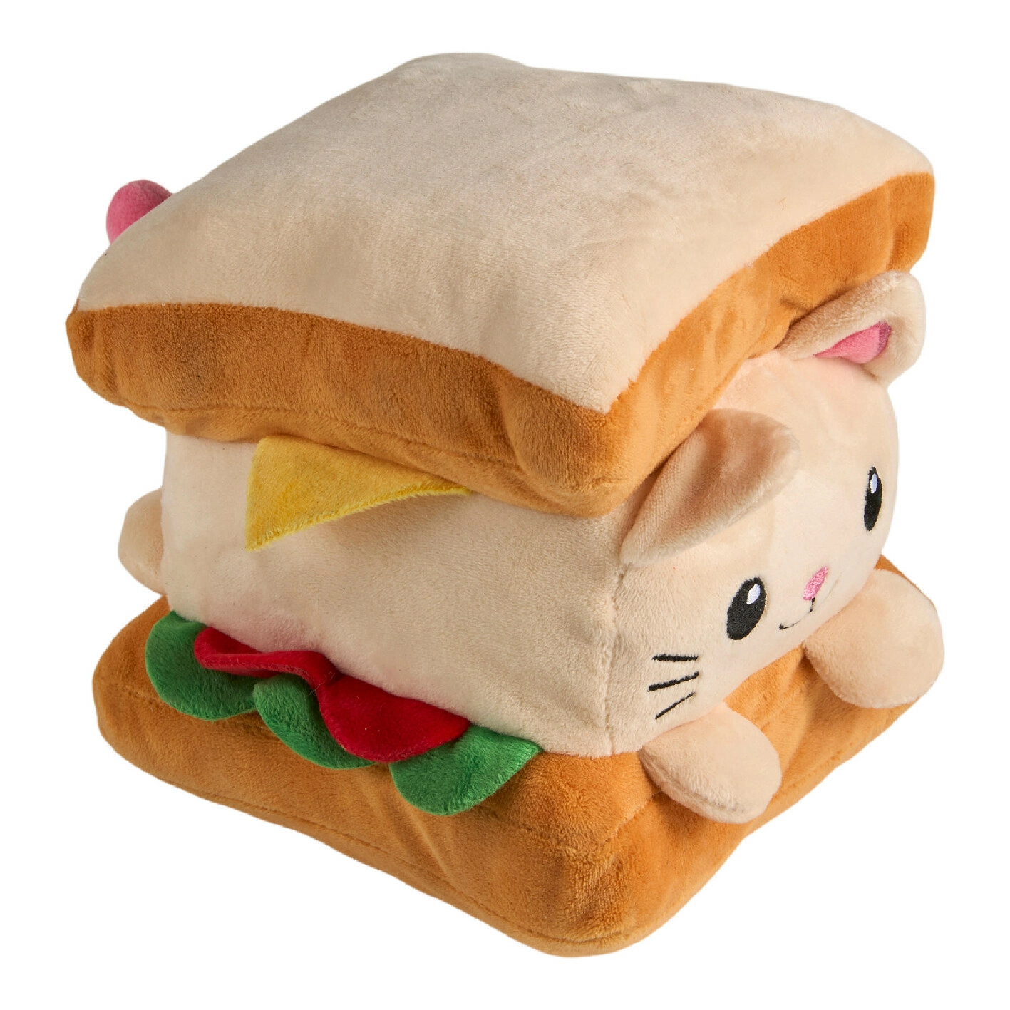 Kuscheltier Katze in Toast, 20 cm