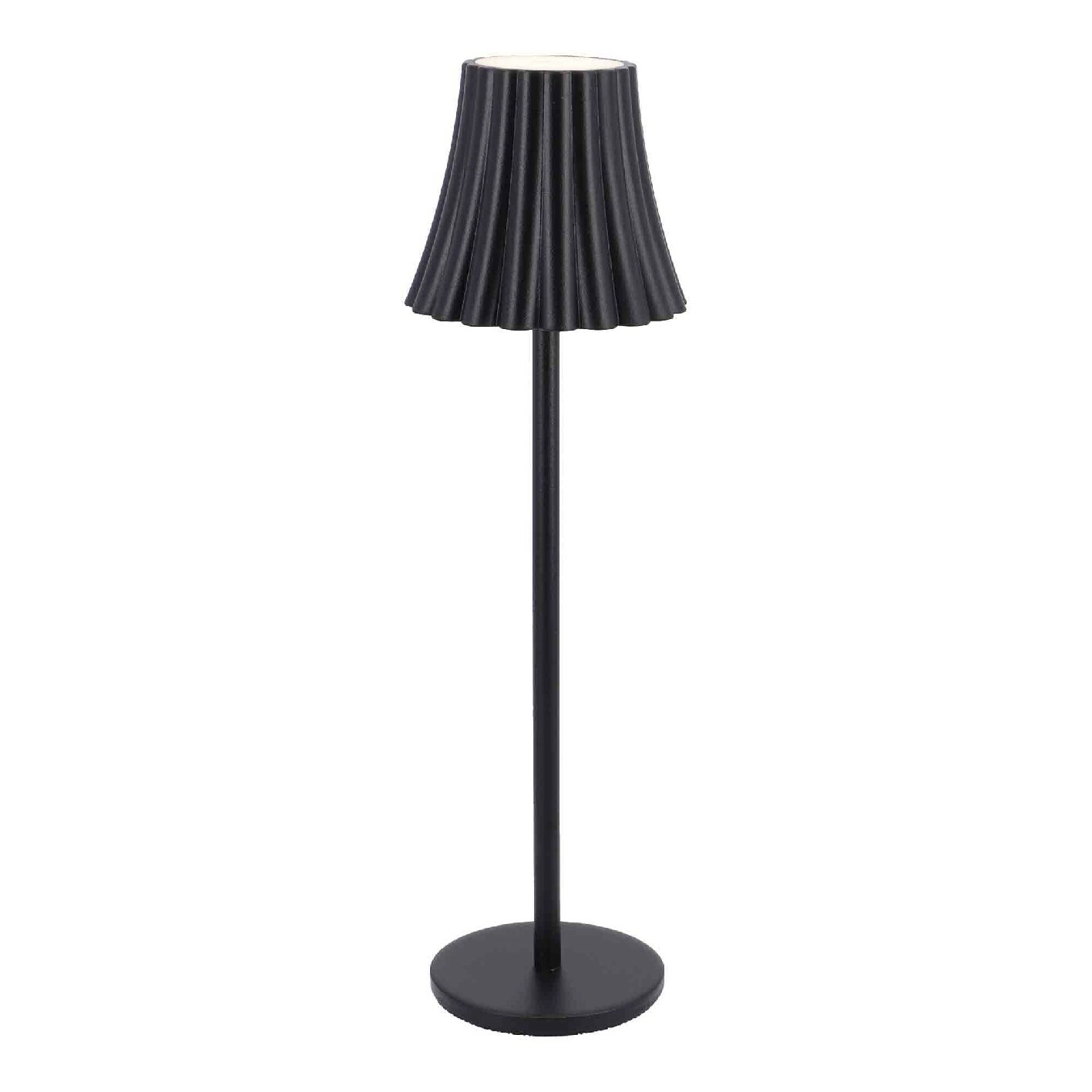 LED-Tischlampe Schirm, schwarz, 28 cm