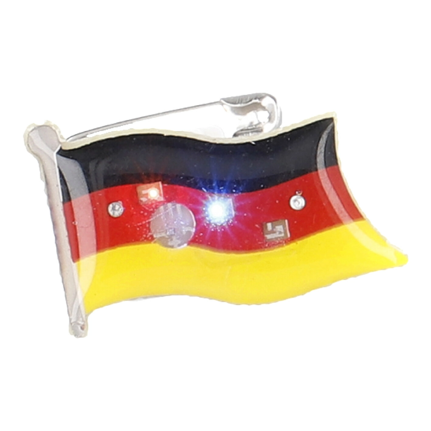 Blinklicht-Anstecker Deutschland, Flagge