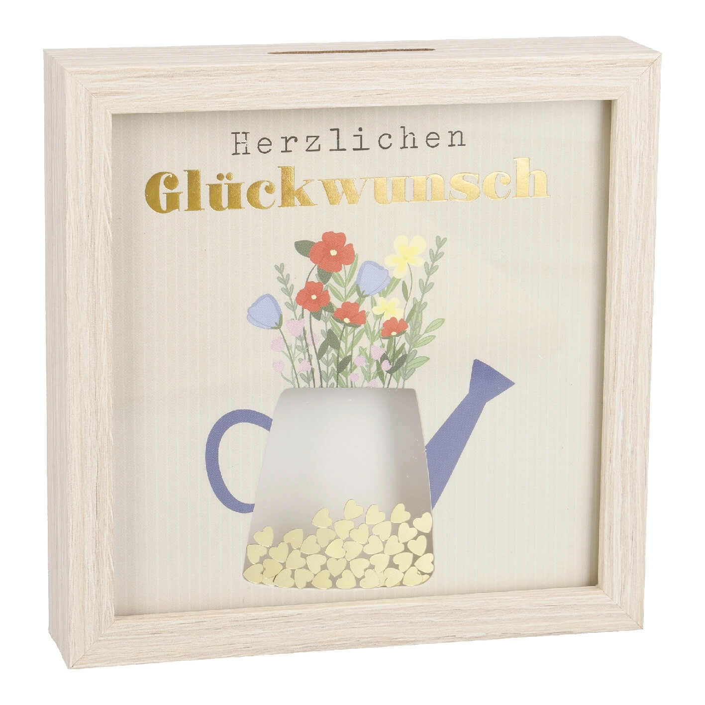 Bilderrahmen Geldgeschenk, Blumen/natur, 12 x 12 cm