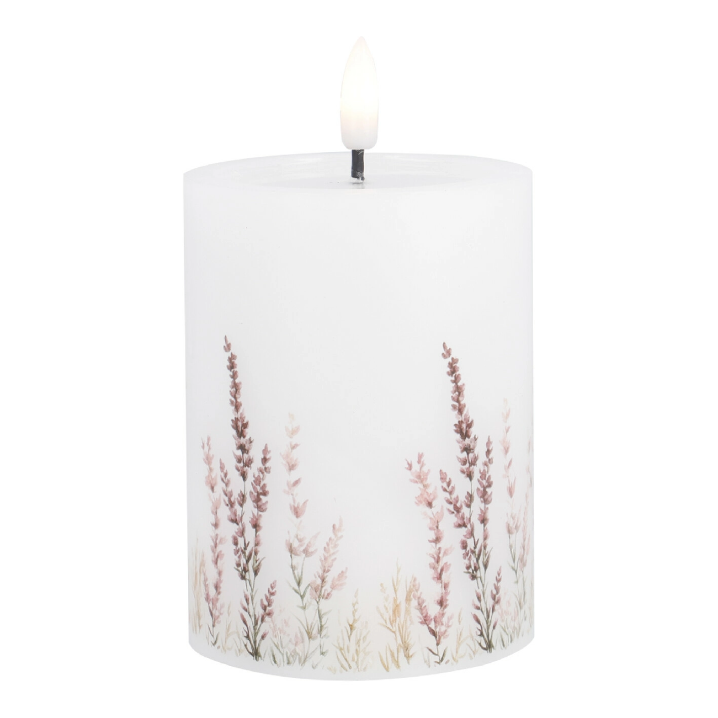 LED-Kerze Floral, Sträucher, 12.5 cm
