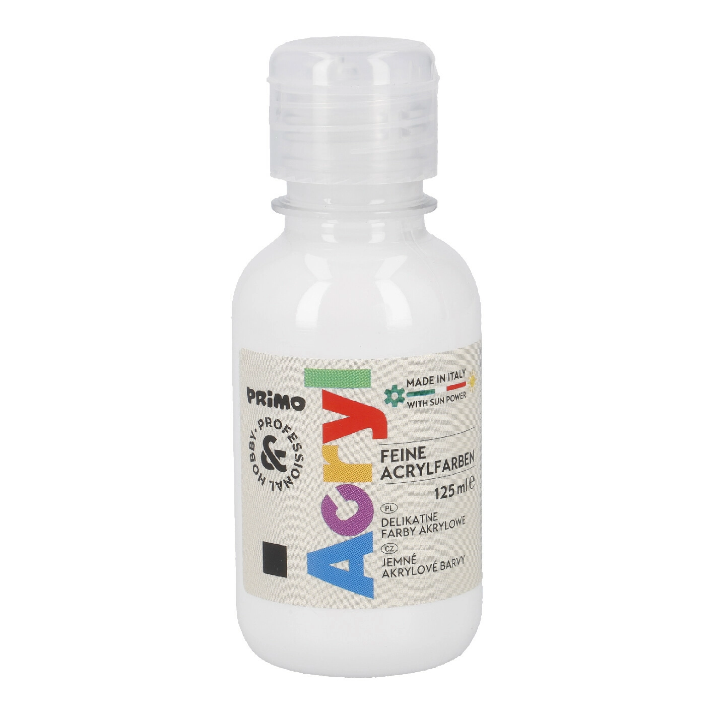 Acrylfarbe, weiß, 125 ml