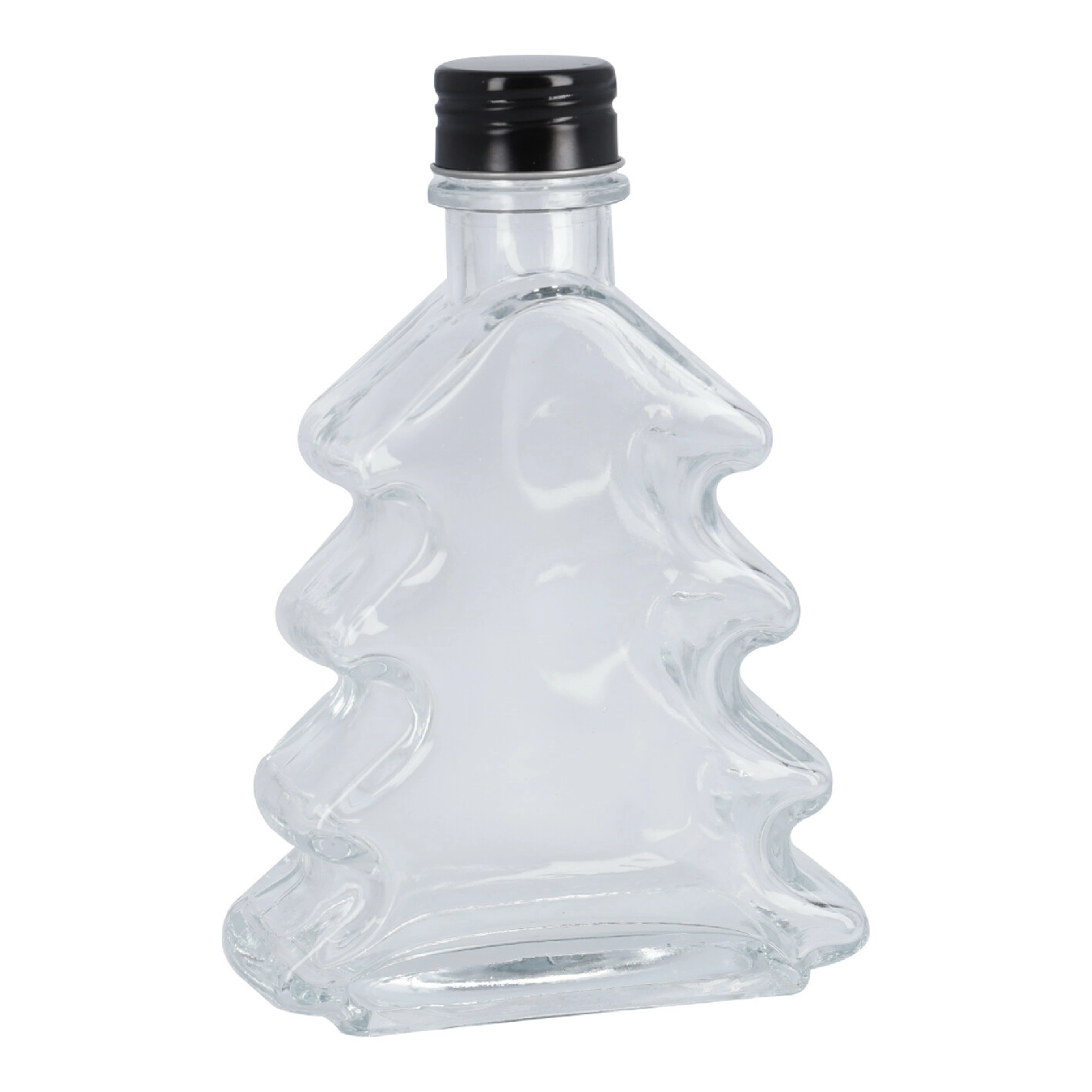 Glas-Flasche Tanne, klar, 200 ml