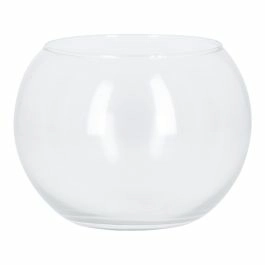 Glas-Kugelvase, klar, 18 x 14 cm