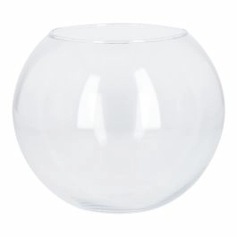 Glas-Kugelvase, klar, 24 x 20 cm