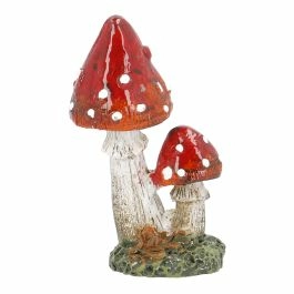 Mini-Pilz Punkte, rot/zwei, 7 cm