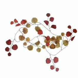 Girlande Eucalyptus, rot/grün, 150 cm