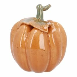 Deko-Kürbis Edel, orange, 14 cm