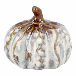 Deko-Kürbis Antik, weiß, 9.6 x 8 cm
