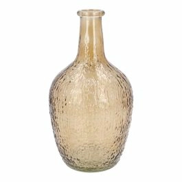 Flaschenvase Antik, hellbraun/bauchig, 14 x 26 cm