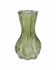Mini-Vase Form, gr&uuml;n, 10 cm