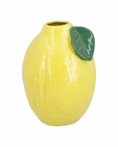 Vase Zitrone, gelb, 21.5 cm