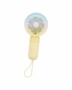 Ventilator Regenbogen, gelb, 18 cm