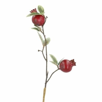 Hagebuttenzweig, dunkelrot, 45 cm