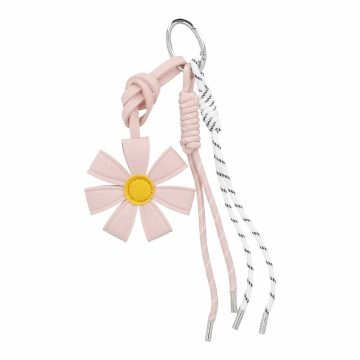 Taschenanhänger Blume, rosa
