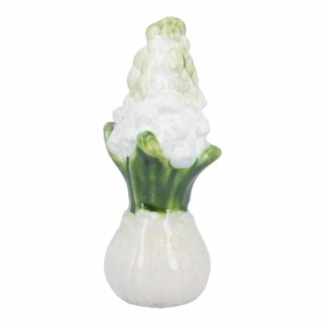 Deko-Hyazinthe, weiß, 14 cm