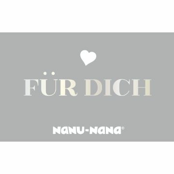 Geschenkgutschein, Für Dich, silber, 25 Euro